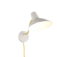 Lampy ścienne - Kinkiet do czytania TRAVELLER szaro-złoty 1xE27x10W metal wym:38x20x17cm IP20 Trio - miniaturka - grafika 1