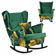 Fotele - Fotel uszak bujany Ari Print Duo Family Meble - miniaturka - grafika 1