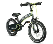 Rowerki biegowe - Qplay Rowerek Dziecięcy - Rowerek Biegowy Miniby 14 cali Grey - miniaturka - grafika 1