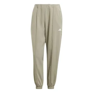 adidas Kobiety AEROREADY Train Essentials Minimal Branding Woven Pants, silver pebble, XXS Short - Spodnie rowerowe - miniaturka - grafika 1