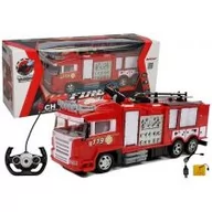 Samochody i pojazdy dla dzieci - Wóz Strażacki R/C Leantoys - miniaturka - grafika 1