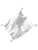 Rożki i beciki - Lulumi Otulacz bambusowy z chwostami 100x100 Marine - miniaturka - grafika 1