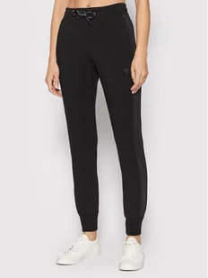 Guess Spodnie dresowe V2RB02 K7UW2 Czarny Regular Fit - Spodnie sportowe damskie - miniaturka - grafika 1