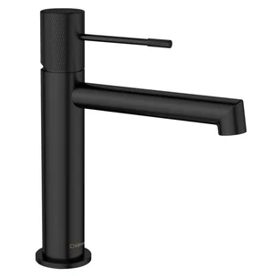 Sapho Solaris bateria umywalkowa czarny mat WD002B - Baterie umywalkowe - miniaturka - grafika 1
