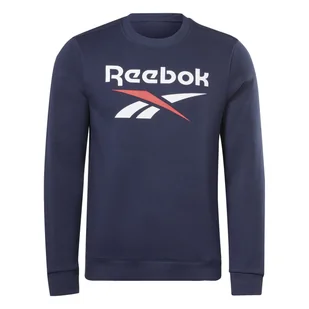 Męska Bluza REEBOK RI FLC BIG LOGO CREW H54795 – Granatowy - Bluzy męskie - miniaturka - grafika 1
