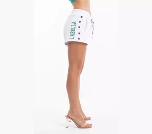 Spodenki krótkie damskie LABELLAMAFIA SHORTS CELTIC WHITE - Spodenki damskie - miniaturka - grafika 4