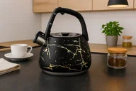 Czajniki na gaz - Czajnik tradycyjny 2,3 L Tower Marble czarny - miniaturka - grafika 1