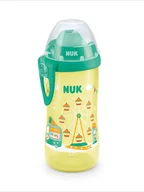 Butelki dla niemowląt - NUK Butelka dziecięca "Flexi Cup" w kolorze żółtym - 300 ml - miniaturka - grafika 1