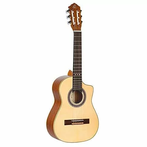 Ortega Guitars Requinto seria gitara akustyczna 6 stringów - świerk (RQ25) RQ25