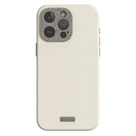 Pozostałe akcesoria do telefonów - Moshi Napa MagSafe - Skórzane etui iPhone 15 Pro Max (Eggnog White) - miniaturka - grafika 1