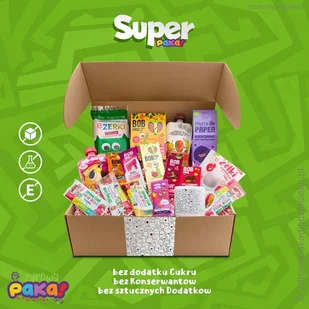 Super Paka (zdrowe słodycze i przekąski dla dzieci) - Desery dla dzieci Super Paka (zdrowe słodycze i przekąski dla dzieci) - Desery dla dzieci - miniaturka - grafika 1