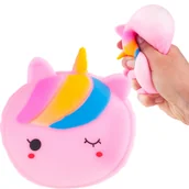 Zabawki sensoryczne - GNIOTEK SQUEEZE ZABAWKA ANTYSTRESOWA JEDNOROŻEC TĘCZOWY SENSORYCZNY SQUISHY - miniaturka - grafika 1