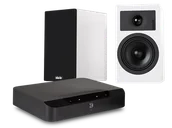 Zestawy stereo - Bluesound POWERNODE EDGE (czarny) + Tesi 2 (biały) - miniaturka - grafika 1