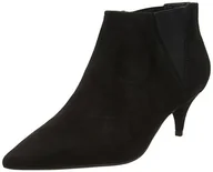 Botki damskie - Aldo Damskie botki Vallucci, Czarny zamsz - 19 EU - miniaturka - grafika 1