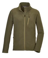 Kurtki męskie - killtec Męska kurtka polarowa ze stójką KOW 84 MN FLC JCKT, dark moss, XXL, 41826-000 - miniaturka - grafika 1