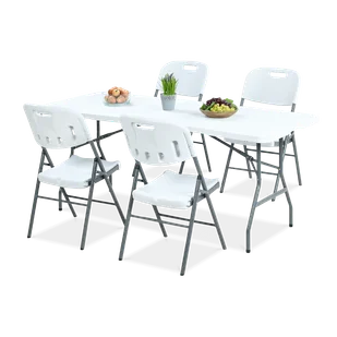 Zestaw CATERINGOWY stół 180 + 4x krzesło - Stoły gastronomiczne - miniaturka - grafika 1