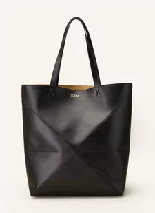 Loewe Torba Shopper Puzzle Tote Large schwarz - Torebki damskie - miniaturka - grafika 1