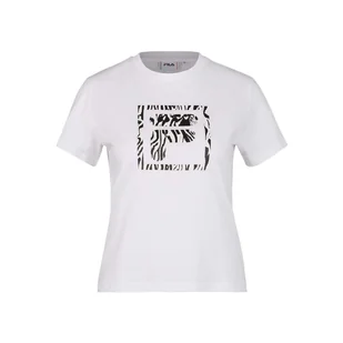 Damska Koszulka FILA BALE CROPPED TEE FAW0128-10001 – Biały - Koszulki i topy damskie - miniaturka - grafika 1