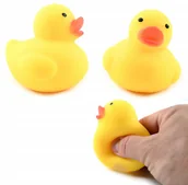 Zabawki sensoryczne - KACZKA ŻÓŁTA KACZUSZKA GNIOTEK ANTYSTRESOWY SENSORYCZNY ROZCIĄGLIWY - miniaturka - grafika 1