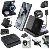 Ładowarki do telefonów - Ładowarka Bezprzewodowa Indukcyjna Szybka do Samsung Z Flip Fold 3w1 15W - miniaturka - grafika 1