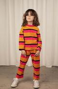 Swetry dla dziewczynek - Mini Rodini sweter bawełniany dziecięcy kolor pomarańczowy - miniaturka - grafika 1