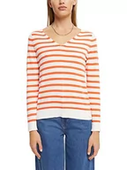 Swetry damskie - ESPRIT Damski sweter 993EE1I313, 637/ORANGE RED 3, XXS, 637/pomarańczowo-czerwony 3, XXS - miniaturka - grafika 1