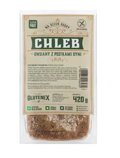 Glutenex Chleb owsiany z pestkami dyni 420 g - Chleb - miniaturka - grafika 1