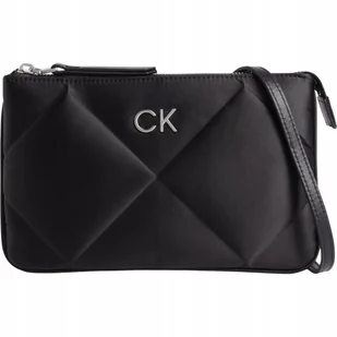 Calvin klein torebka damska re-lock quilt czarna - Torebki damskie - miniaturka - grafika 1