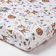 Prześcieradła dla dzieci - Prześcieradło Bawełniane z Gumką 120x60 cm JUKKI - miniaturka - grafika 1