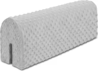 Ochraniacze do łóżeczka - Zabezpieczenie krawędzi łóżka do łóżeczka dziecięcego 120 cm - zabezpieczenie ramy łóżka zabezpieczenie krawędzi łóżeczka dziecięcego jasnoszary - miniaturka - grafika 1