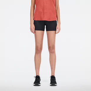 Spodenki damskie New Balance WS33283BK  czarne - Spodenki damskie - miniaturka - grafika 1