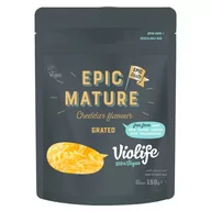 Sery - Violife Produkt na bazie oleju kokosowego o smaku epicki dojrzały cheddar tarty 150 g - miniaturka - grafika 1