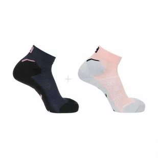 Skarpety Salomon Speedcross Ankle 2pack India Ink / Peachy Keen - Skarpetki i podkolanówki sportowe - miniaturka - grafika 1