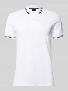 Koszulka polo z wyhaftowanym logo model ‘Piquee’ - Koszulki męskie - miniaturka - grafika 1