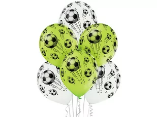 BELBALL Balony z nadrukiem "Piłki Nożnej" - 12 cali - 6 szt. 5000258 - Balony i akcesoria - miniaturka - grafika 1