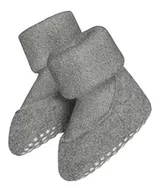 Kapcie damskie - FALKE Uniseks - niemowlęta Kapcie Baby Cosyshoe B HP Wełna Dziewicza z wypustkami na podeszwie 1 Para, Szary (Light Grey 3400), 15-16 (1-3 miesiące) - miniaturka - grafika 1