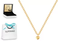 Naszyjniki - Rodium Złoty naszyjnik 585 łańcuszkowy prezent grawer RD-53948 - miniaturka - grafika 1