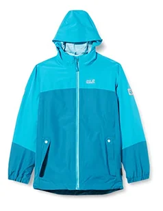 Jack Wolfskin Płaszcz puchowy dla dzieci unisex, Port morski, 116 cm - Kurtki i płaszcze dla dziewczynek - miniaturka - grafika 1