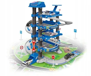 Garaż Piętrowy Parking Helikopter Winda Policja - Samoloty i helikoptery - miniaturka - grafika 1