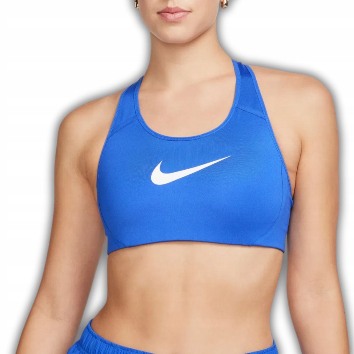 NIKE DAMSKI BIUSTONOSZ SPORTOWY NIEBIESKI TRENING ROZMIAR M FITNESS WYGODNY