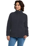 Kurtki damskie - Jack Wolfskin Kurtka polarowa "High Curl" w kolorze granatowym - miniaturka - grafika 1