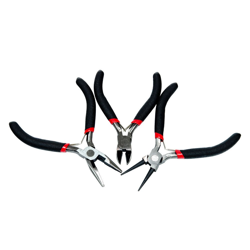 Zestaw narzędzi SZCZYPCE do biżuterii 3 szt. czarne