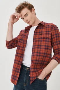 LEE REGULAR SHIRT RED OCHRE L69HCAOE 112140628 - Lee - Koszule męskie - miniaturka - grafika 1