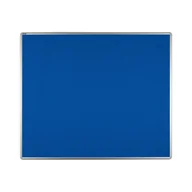 Tablice i flipcharty - ekoTAB Tablica tekstylna ekoTAB w aluminiowej ramie 120 x 90 cm, niebieska 535108 - miniaturka - grafika 1