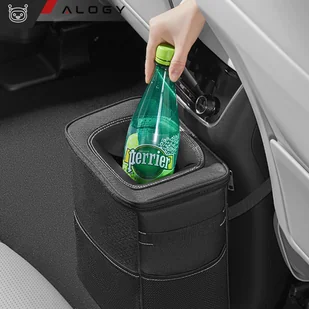 Samochodowy kosz na śmieci Organizer mini śmietnik na zagłówek fotel auta do samochodu czarny 8l torba termiczna Alogy - Pozostałe akcesoria do telefonów - miniaturka - grafika 29