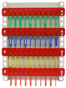 Tablica Panel Na Klucze 40 Szt. Z Zawieszkami Verotech 2172/4M - Zawieszki - miniaturka - grafika 1