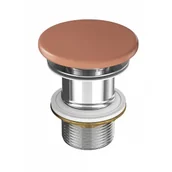 Korki do umywalek - CERSANIT K677-096 CERAMICZNY KOREK DO UMYWALEK LARGA BEZ PRZELEWU CEGLASTY MAT - miniaturka - grafika 1