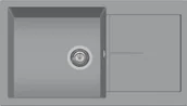 Zlewozmywaki - Zlew PLADOS INFINITY 86,10 URBAN GREY (szary N4) (NF8610N4) - miniaturka - grafika 1