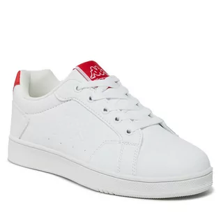 Buty dla dziewczynek - Sneakersy Kappa 331C1GW White/Red A66 - grafika 1