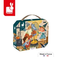 Puzzle - Janod, Puzzle W Walizce Czary, 200 El. - miniaturka - grafika 1